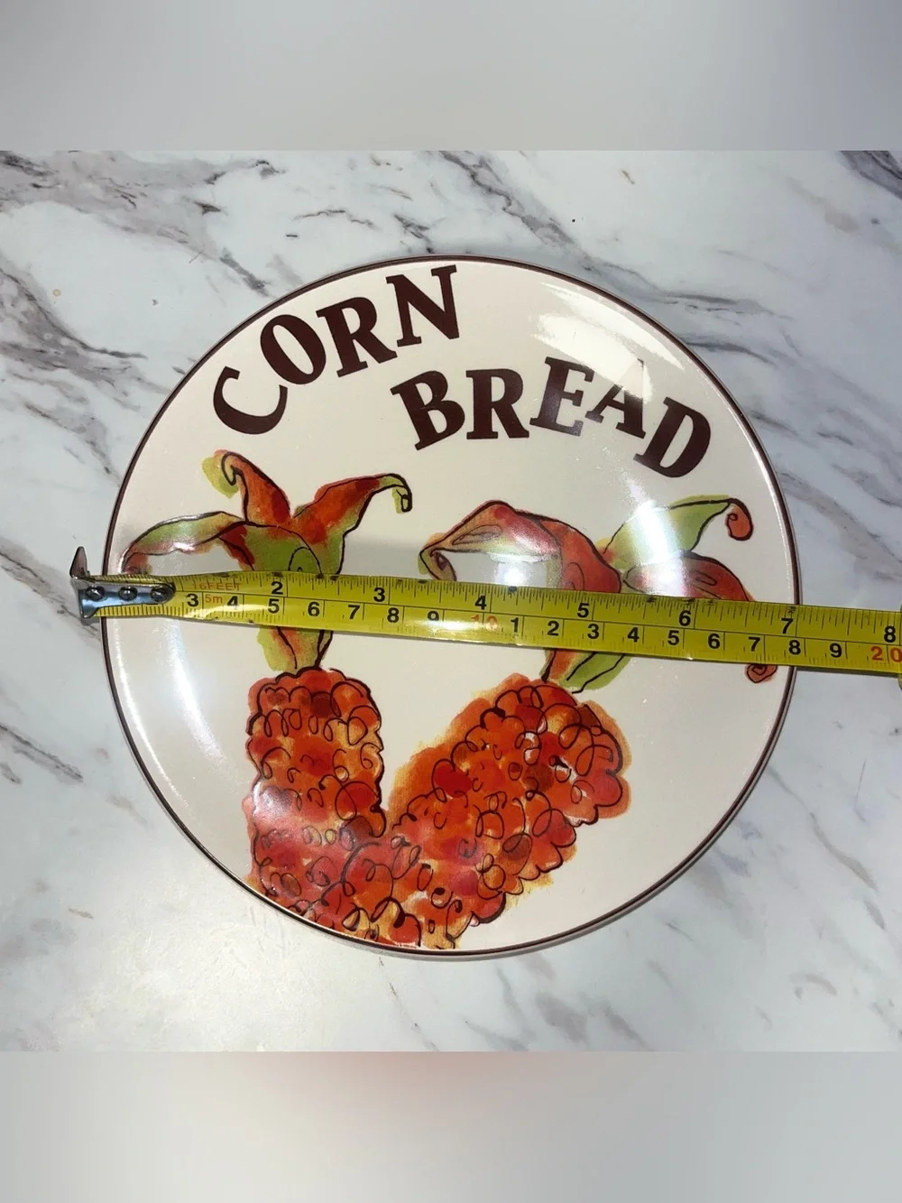 Rosanna Thanksgiving Corn Bread Decorative Serving Plate